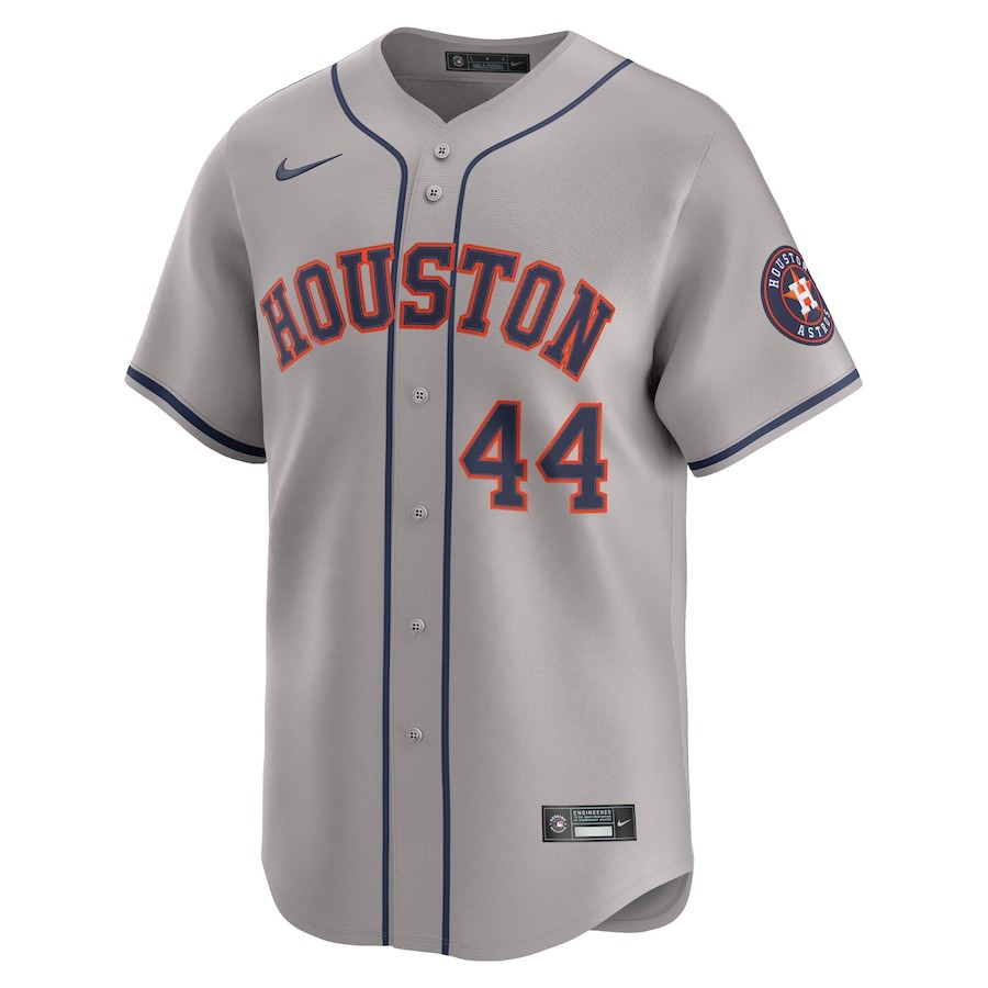 Men's Houston Astros Yordan Alvarez Nike Gray Away Limited Player Jersey - Puhuasuan