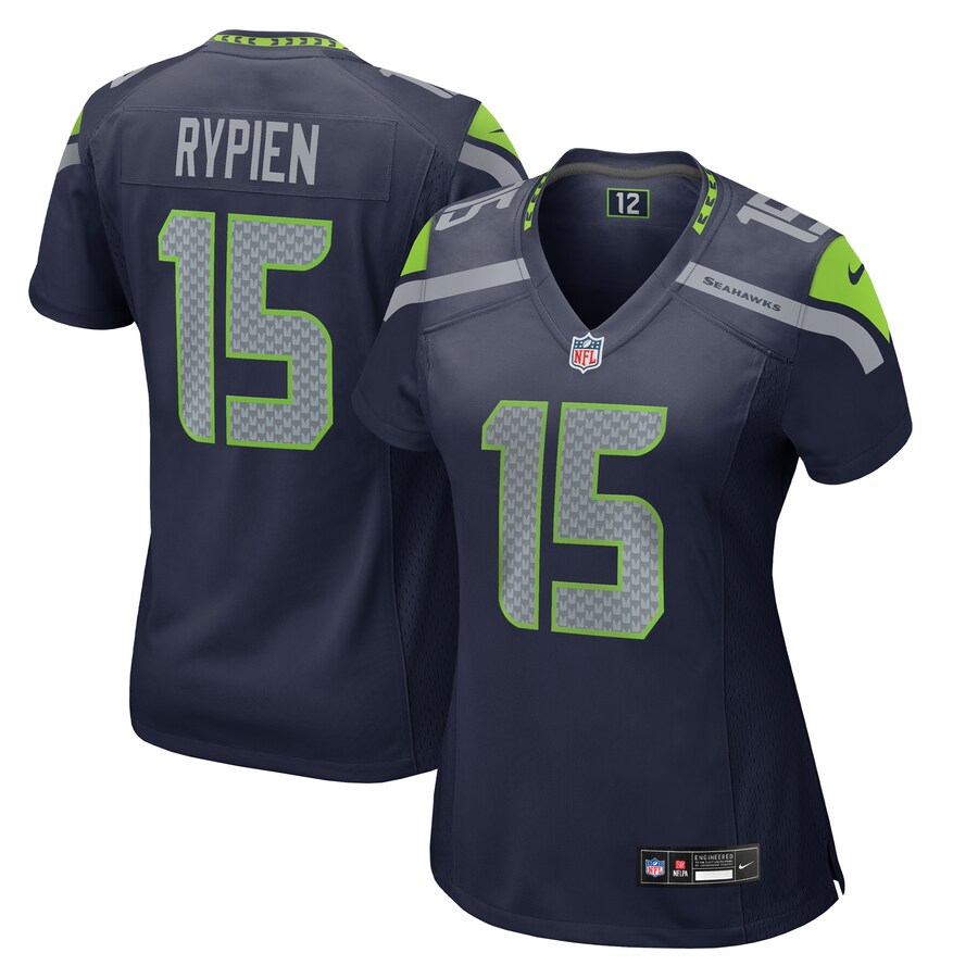 Women's Seattle Seahawks Brett Rypien Nike College Navy Team Game Jersey - Puhuasuan