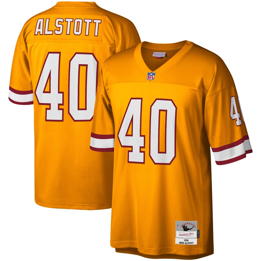 Youth Tampa Bay Buccaneers Mike Alstott Mitchell & Ness Orange 1996 Retired Player Legacy Jersey - Puhuasuan
