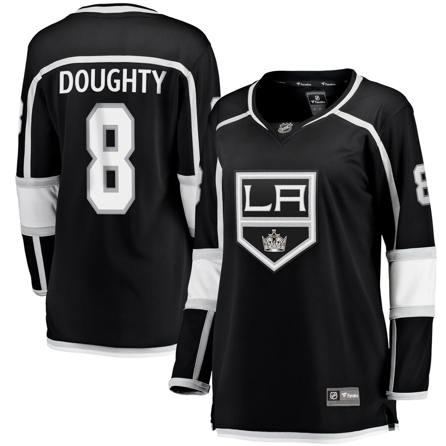 Women's Los Angeles Kings Drew Doughty Fanatics Branded Black Home Breakaway Player Jersey - Puhuasuan