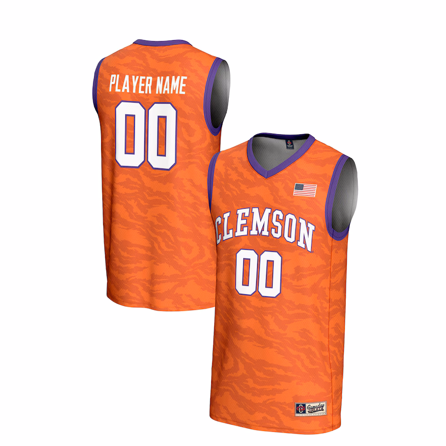 Clemson Tigers GameDay Greats Youth NIL Pick-A-Player Women's Basketball Lightweight Jersey - Orange - Puhuasuan