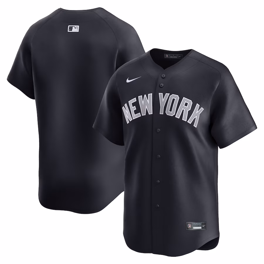 Men's New York Yankees  Nike Navy  Alternate Limited Jersey - Puhuasuan