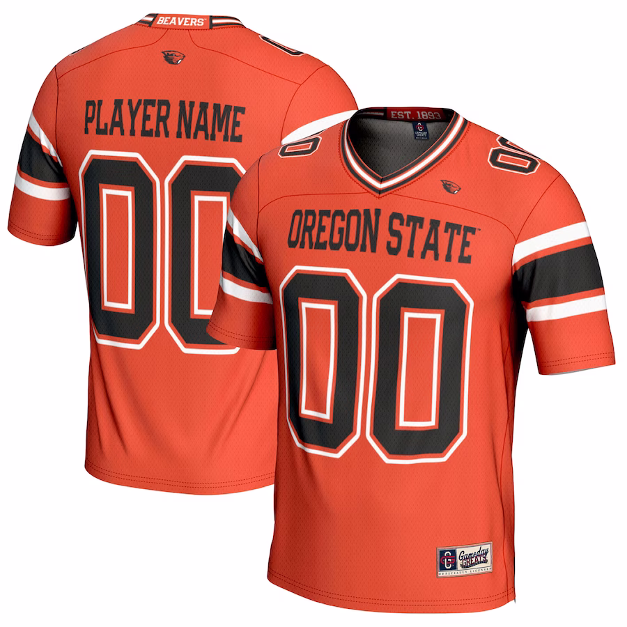 Oregon State Beavers GameDay Greats Youth NIL Pick-A-Player Football Jersey - Orange - Puhuasuan