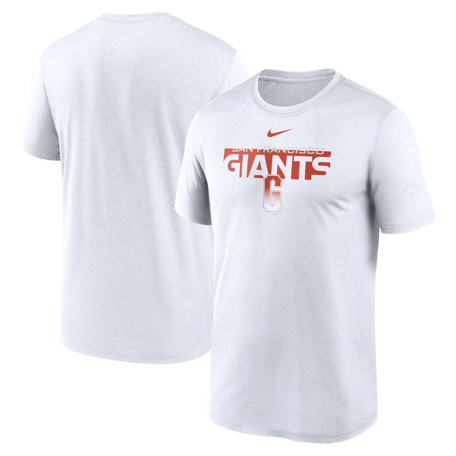 Men's San Francisco Giants Nike White City Connect Legend Performance T-Shirt - Puhuasuan