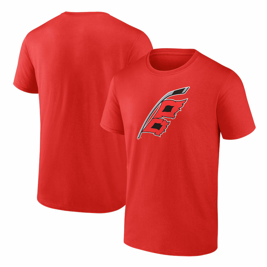 Men's Carolina Hurricanes Red Alternate Logo T-Shirt - Puhuasuan
