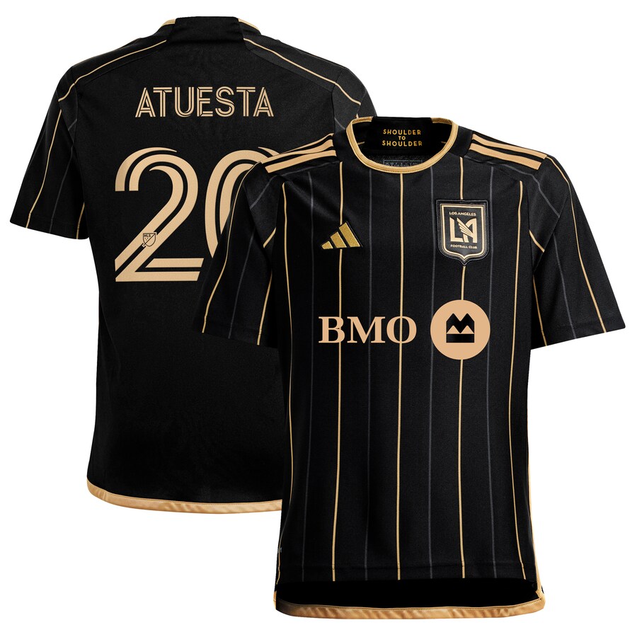 Youth LAFC Eduard Atuesta adidas Black 2024 Primary Replica Player Jersey - Puhuasuan