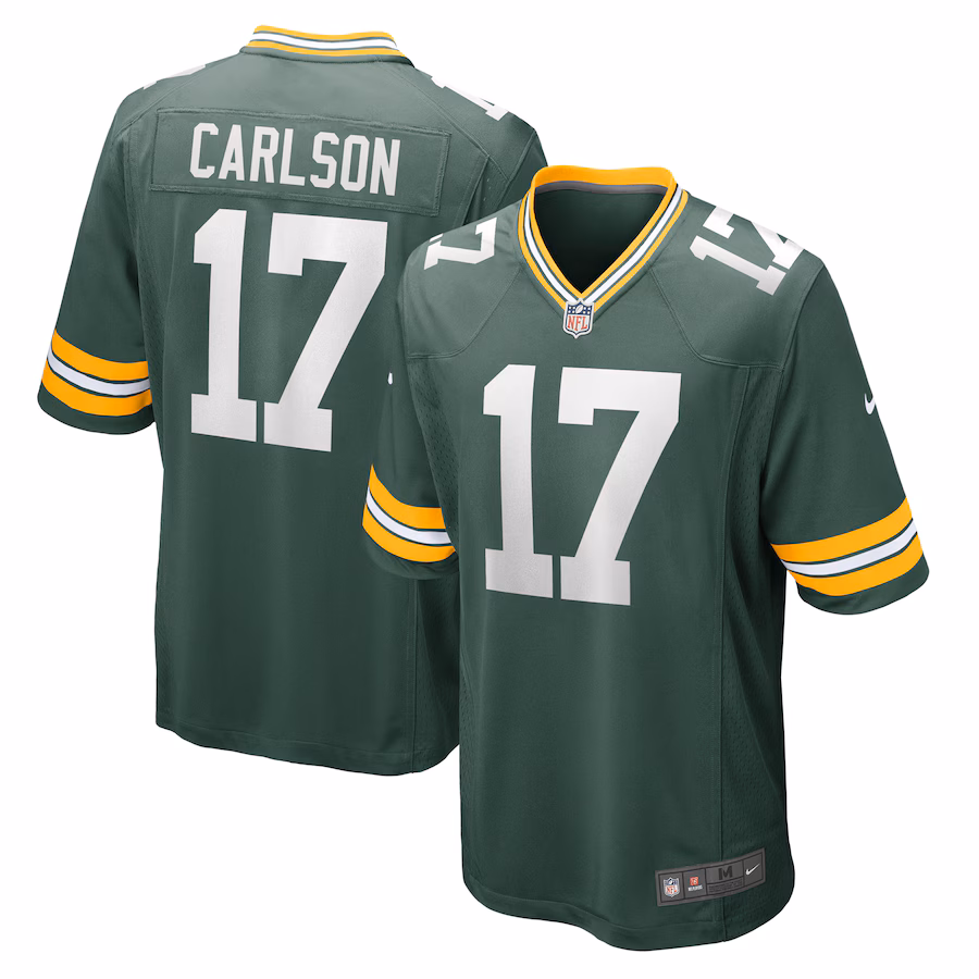 Men's Green Bay Packers Anders Carlson Nike  Green  Game Jersey - Puhuasuan