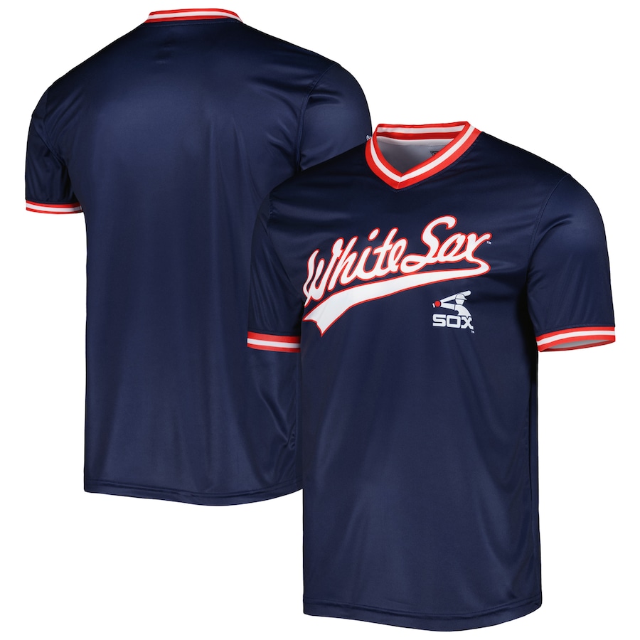 Men's Chicago White Sox Stitches Navy Cooperstown Collection Team Jersey - Puhuasuan