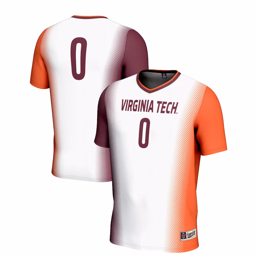 Unisex GameDay Greats #0 White Virginia Tech Hokies  Lightweight Women's Soccer Jersey - Puhuasuan