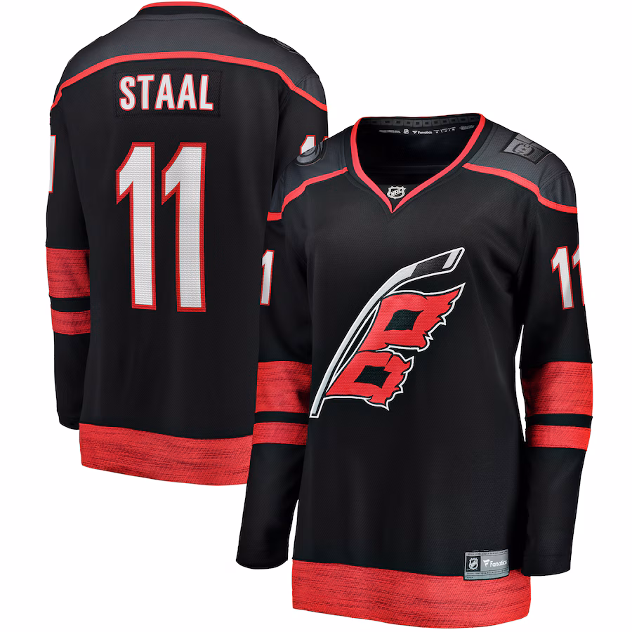 Women's Carolina Hurricanes Jordan Staal Fanatics Black Breakaway Alternate Player Jersey - Puhuasuan
