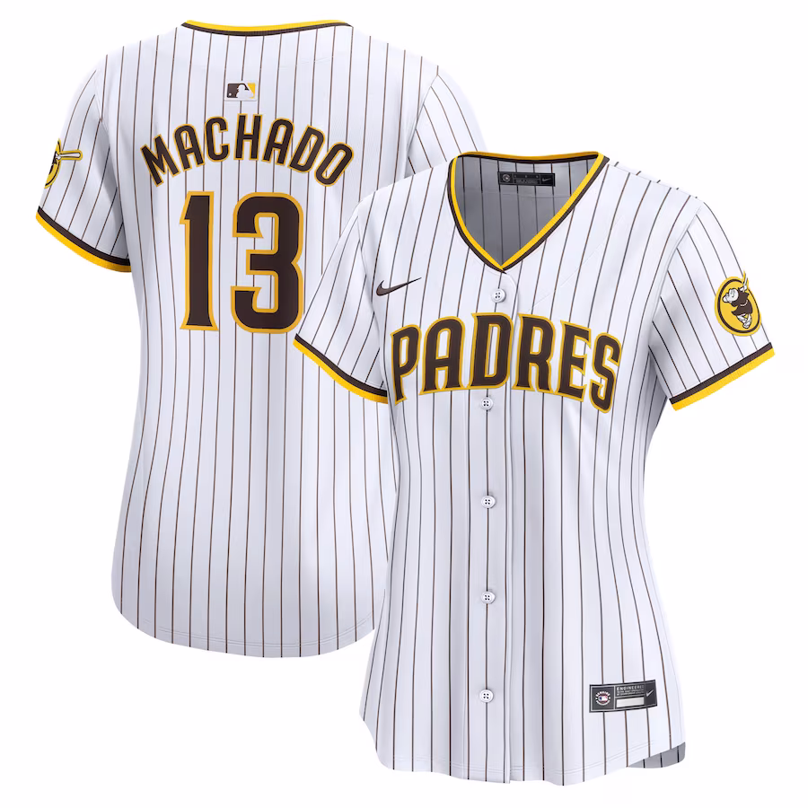 Women's San Diego Padres Manny Machado Nike White Home Limited Player Jersey - Puhuasuan