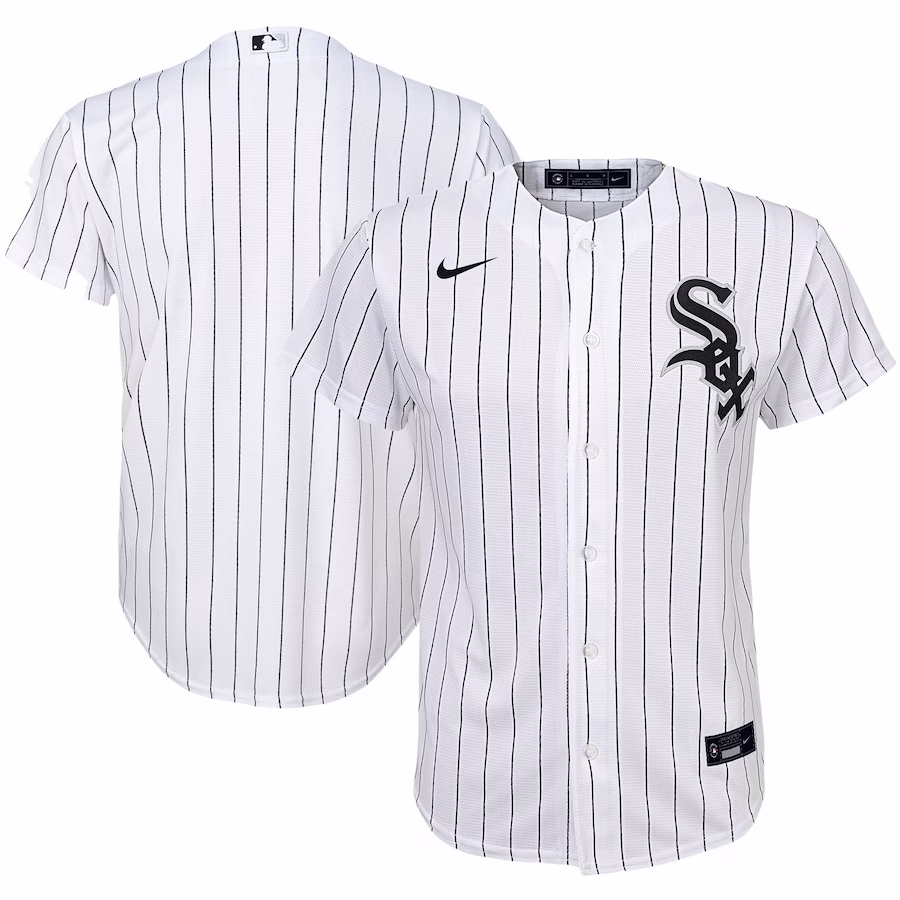 Youth Chicago White Sox Nike White Home Replica Team Jersey - Puhuasuan