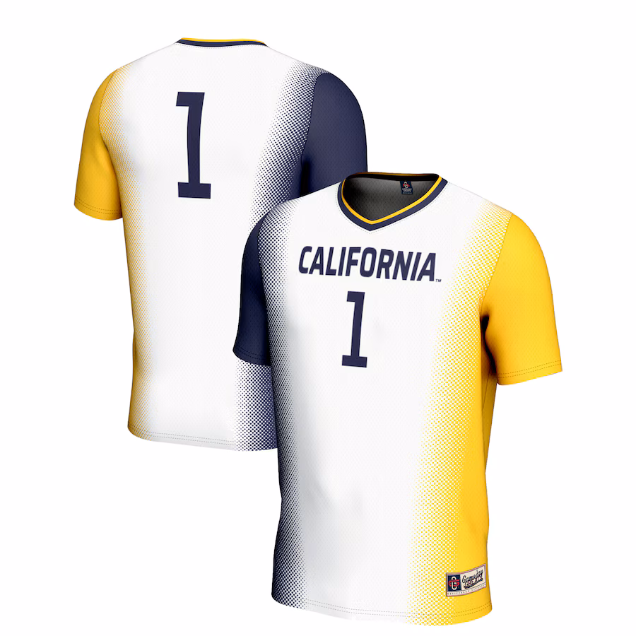 Unisex GameDay Greats #1 White Cal Bears  Lightweight Women's Soccer Jersey - Puhuasuan