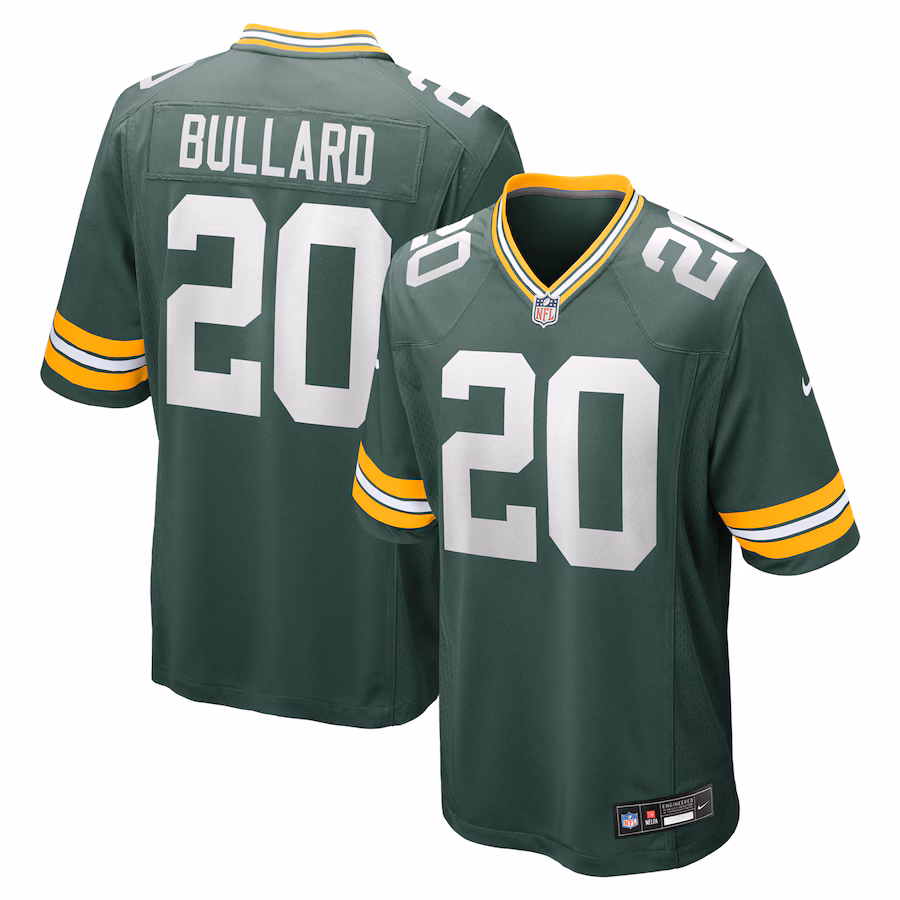 Men's Green Bay Packers Javon Bullard Nike Green Game Jersey - Puhuasuan