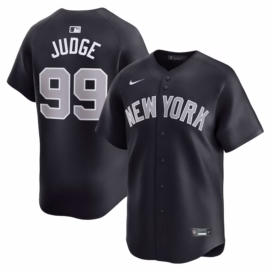 Men's New York Yankees Aaron Judge Nike Navy Alternate Limited Player Jersey - Puhuasuan