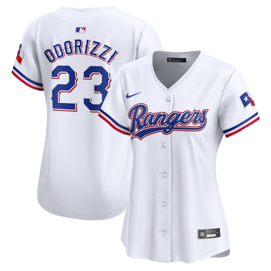 Women's Texas Rangers Jake Odorizzi Nike White Home Limited Player Jersey - Puhuasuan