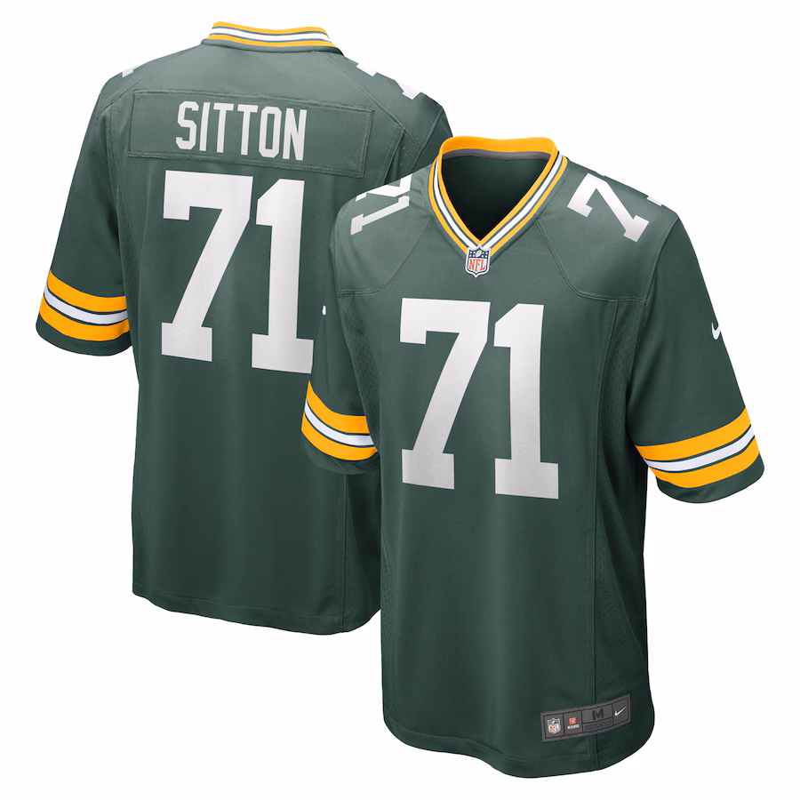 Men's Green Bay Packers Josh Sitton Nike Green Retired Game Jersey - Puhuasuan