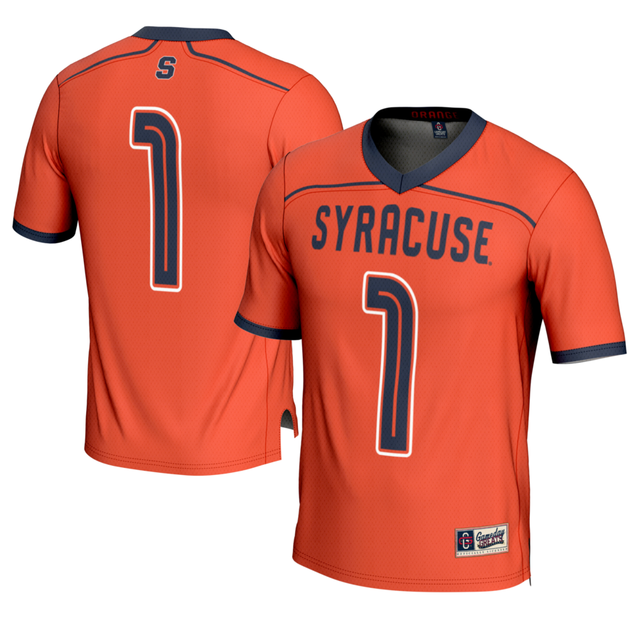 #1 Syracuse Orange GameDay Greats Lightweight Lacrosse Fashion Jersey - Orange - Puhuasuan