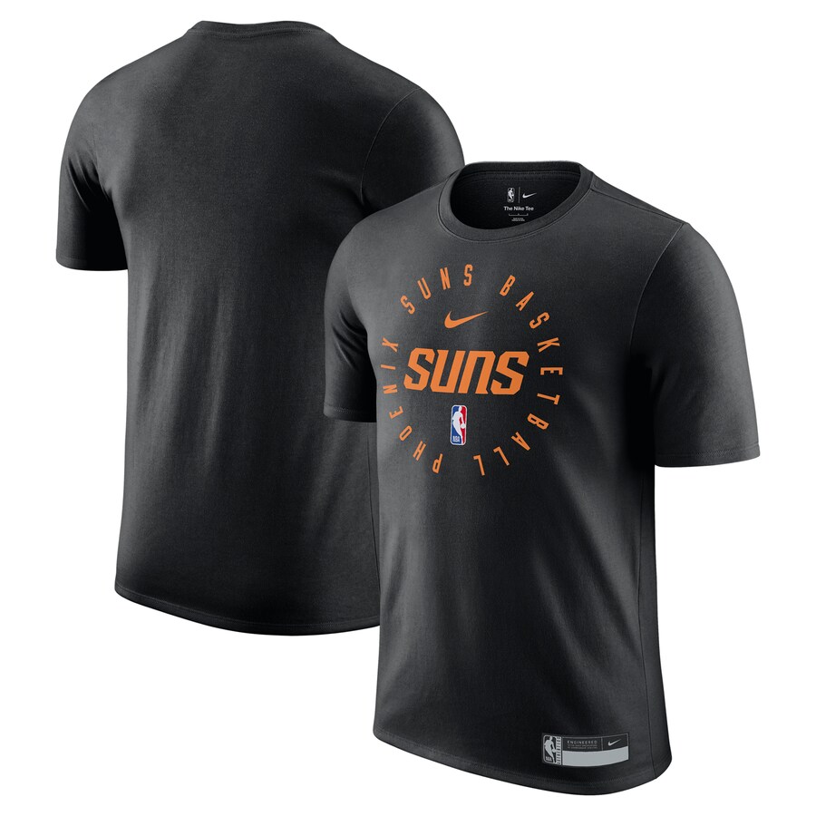 Men's Phoenix Suns Nike Black 2024/25 Legend On-Court Practice Performance T-Shirt - Puhuasuan