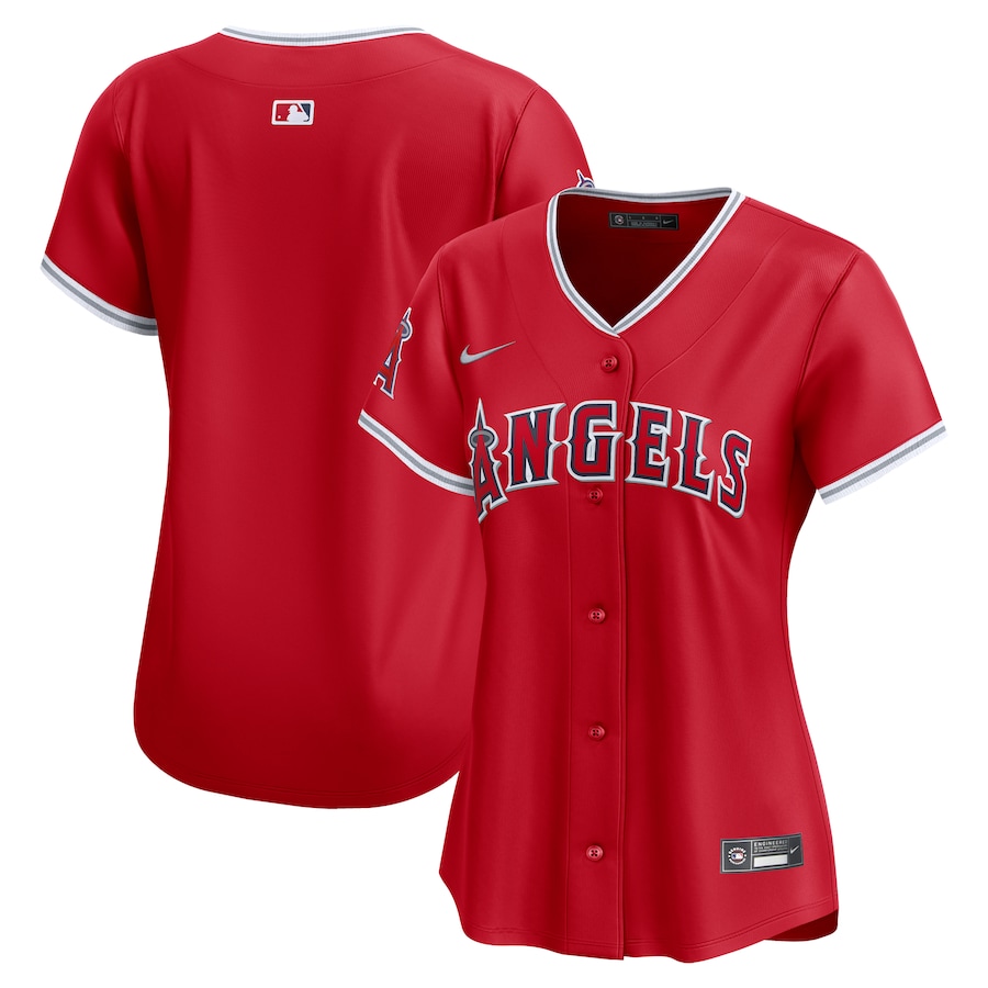 Women's Los Angeles Angels  Nike Red  Alternate Limited Jersey - Puhuasuan