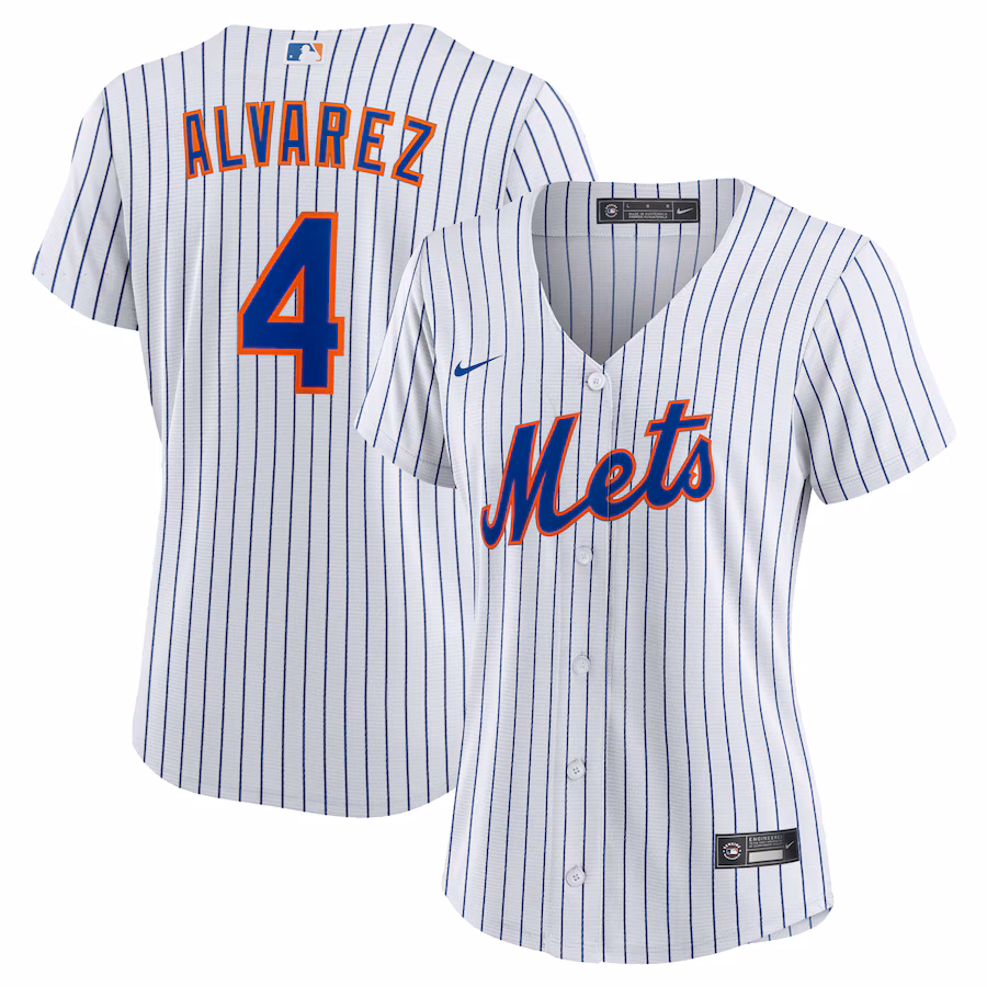 Women's New York Mets Francisco Alvarez Nike White Home Replica Jersey - Puhuasuan