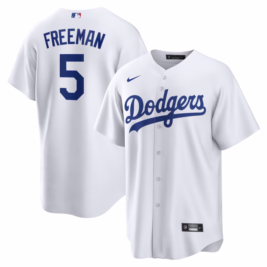 Men's Los Angeles Dodgers Freddie Freeman Nike White Replica Player Jersey - Puhuasuan