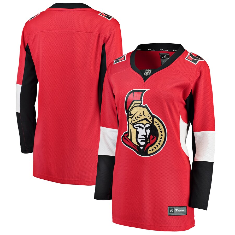Women's Ottawa Senators Fanatics Branded Red Breakaway Home Blank Jersey - Puhuasuan