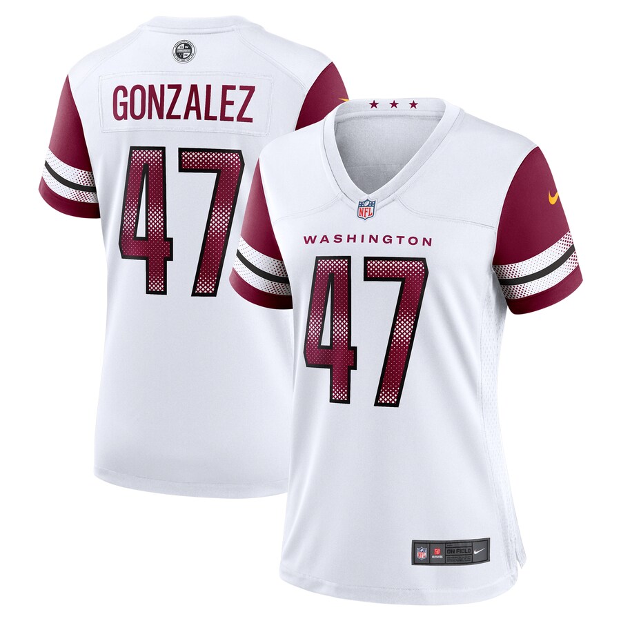 Women's Washington Commanders Zane Gonzalez Nike White Game Jersey - Puhuasuan