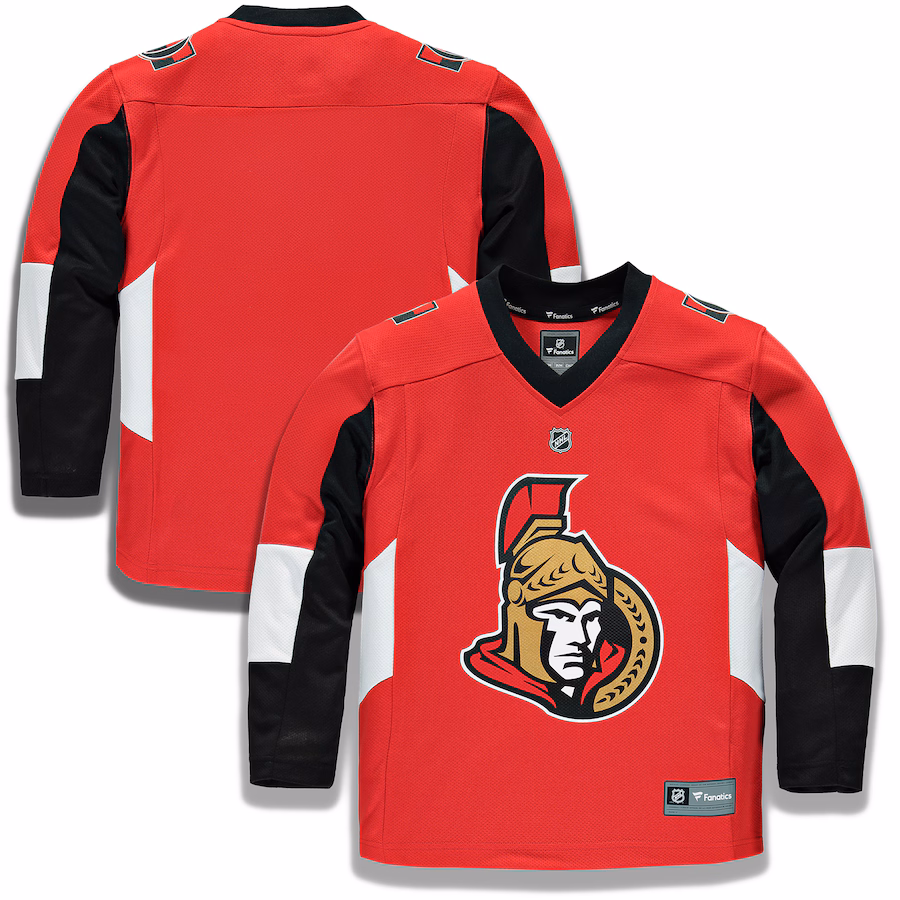 Youth Ottawa Senators Fanatics Red Home Replica Blank Jersey - Puhuasuan
