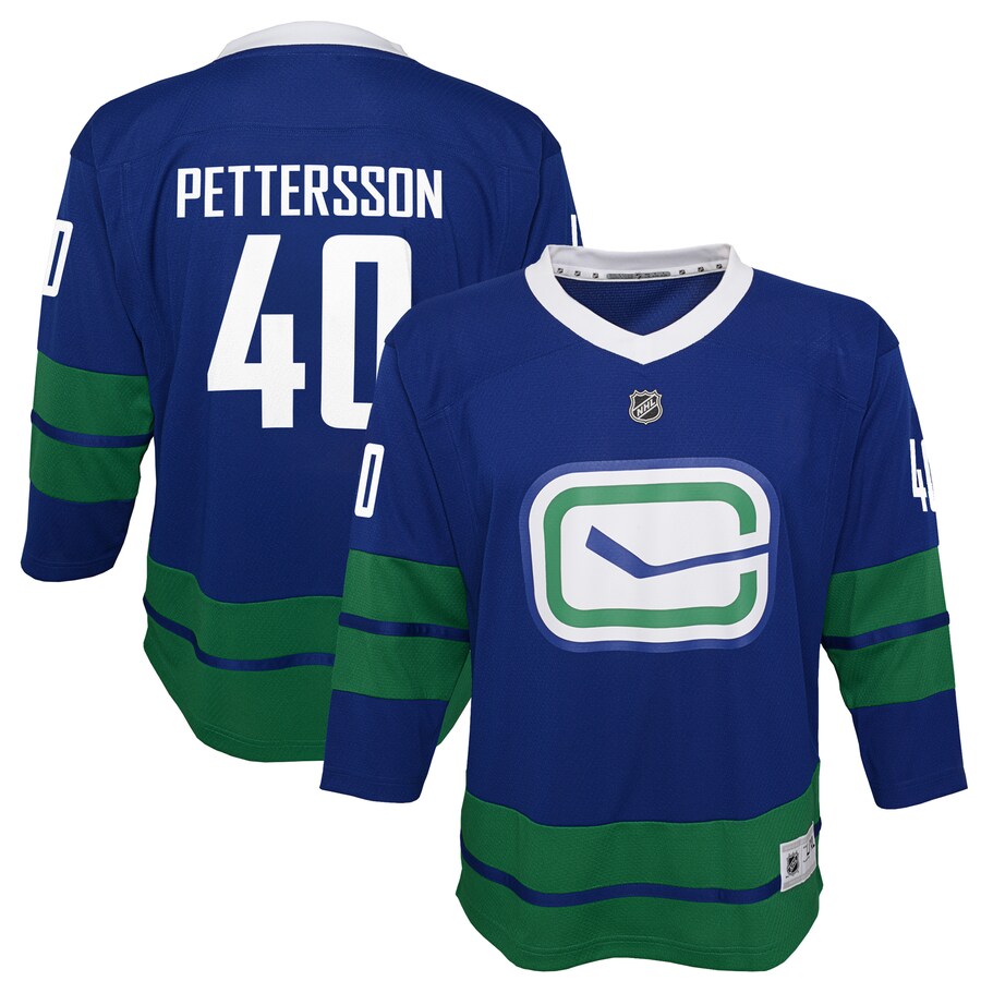 Youth Vancouver Canucks Elias Pettersson Royal 2019/20 Alternate Replica Player Jersey - Puhuasuan