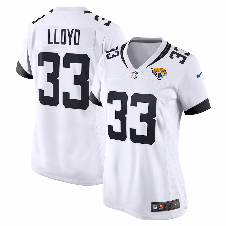 Women's Jacksonville Jaguars Devin Lloyd Nike White Away Game Player Jersey - Puhuasuan