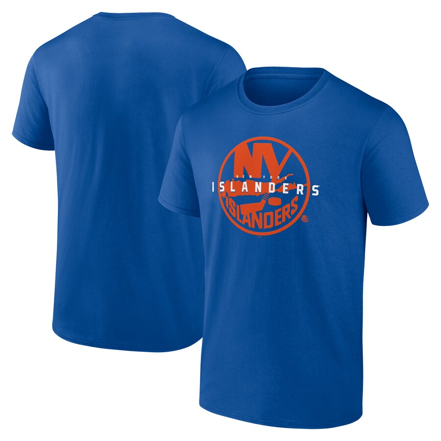 Men's New York Islanders Royal Coordinate T-Shirt - Puhuasuan