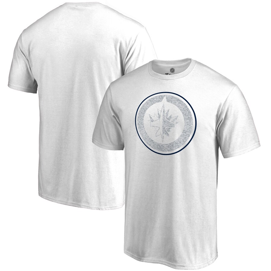 Men's Winnipeg Jets White WhiteOut T-Shirt - Puhuasuan