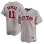 Men's Boston Red Sox Rafael Devers Nike Gray Away Limited Player Jersey - Puhuasuan