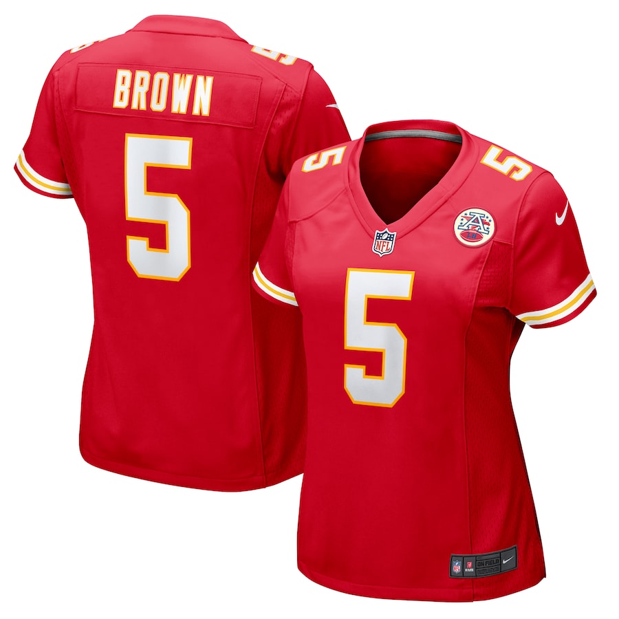 Women's Kansas City Chiefs Marquise Brown Nike Red Game Jersey - Puhuasuan