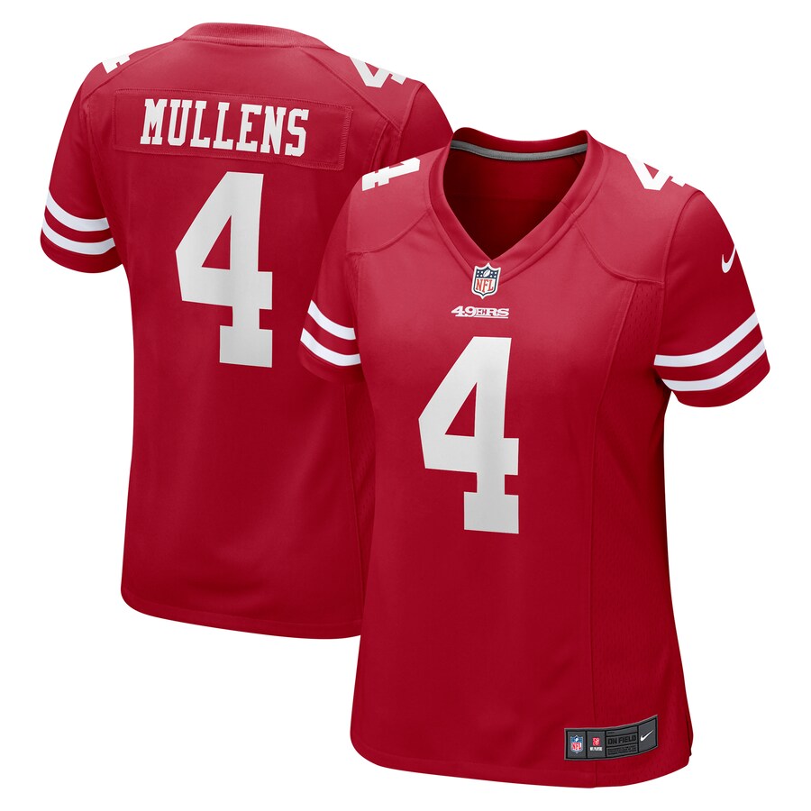 Women's San Francisco 49ers Nick Mullens Nike Scarlet Game Jersey - Puhuasuan