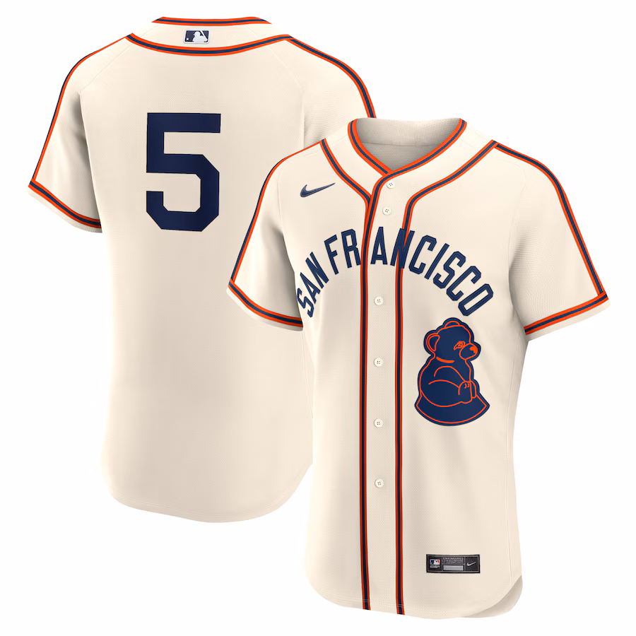 Men's San Francisco Giants Mike Yastrzemski Nike Cream 2024 Rickwood Classic Authentic Player Jersey - Puhuasuan