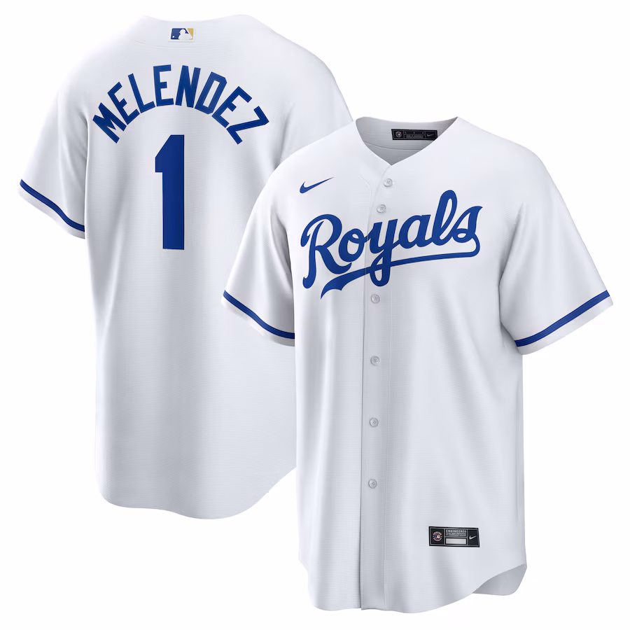 Men's Kansas City Royals MJ Melendez Nike White Home Replica Jersey - Puhuasuan