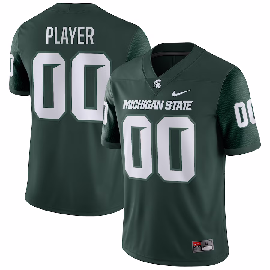 Michigan State Spartans Nike Pick-A-Player NIL Replica Football Jersey - Green - Puhuasuan