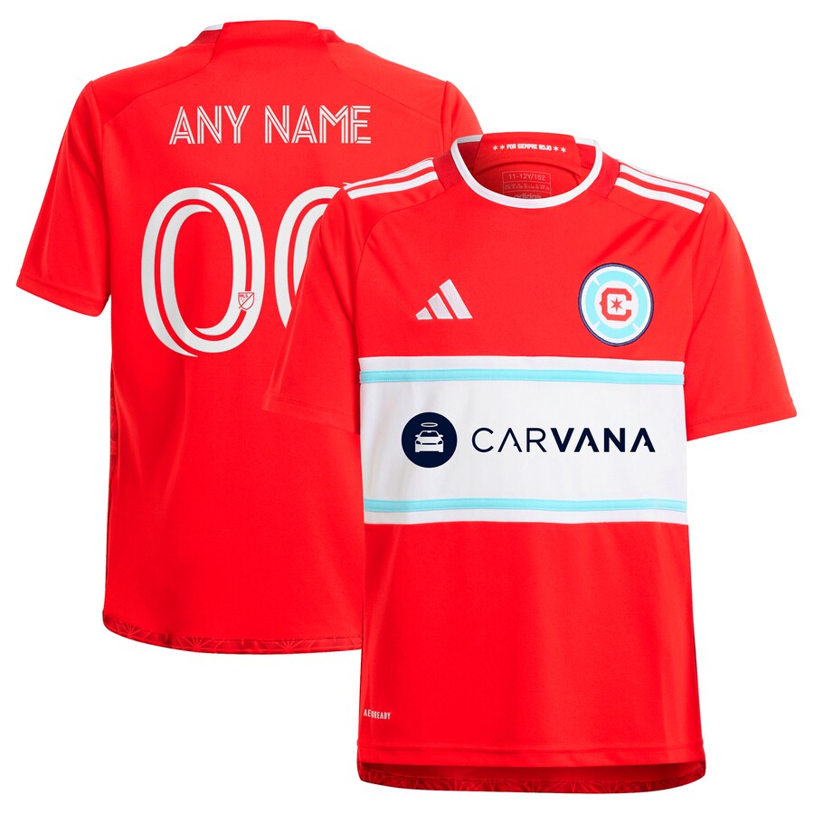 Youth Chicago Fire  adidas Red 2024 Return To Red Replica Custom Jersey - Puhuasuan