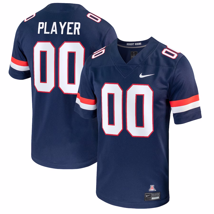 Arizona Wildcats Nike Pick-A-Player NIL Replica Football Jersey - Navy - Puhuasuan