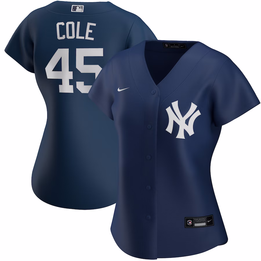 Women's New York Yankees Gerrit Cole Nike Navy Alternate Replica Player Jersey - Puhuasuan