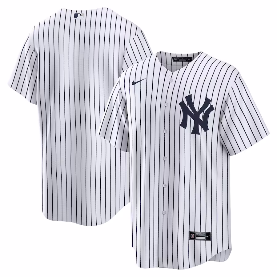 Men's New York Yankees Nike White Home Blank Replica Jersey - Puhuasuan