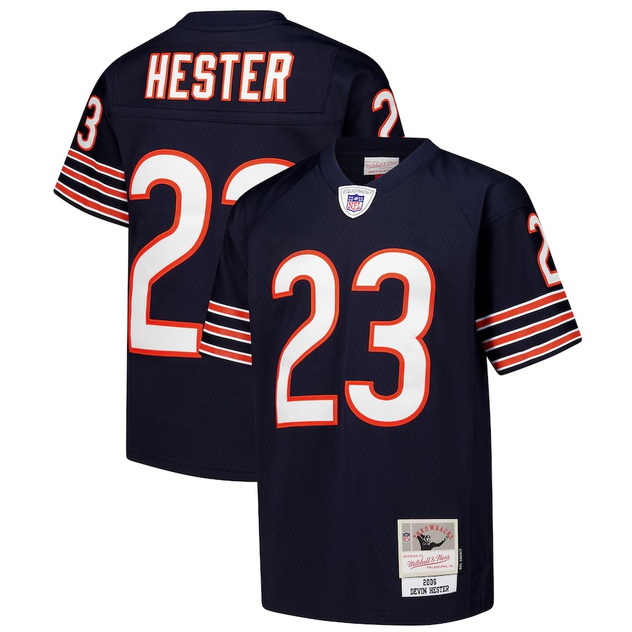 Youth Chicago Bears Devin Hester Mitchell & Ness Navy 2006 Legacy Jersey - Puhuasuan