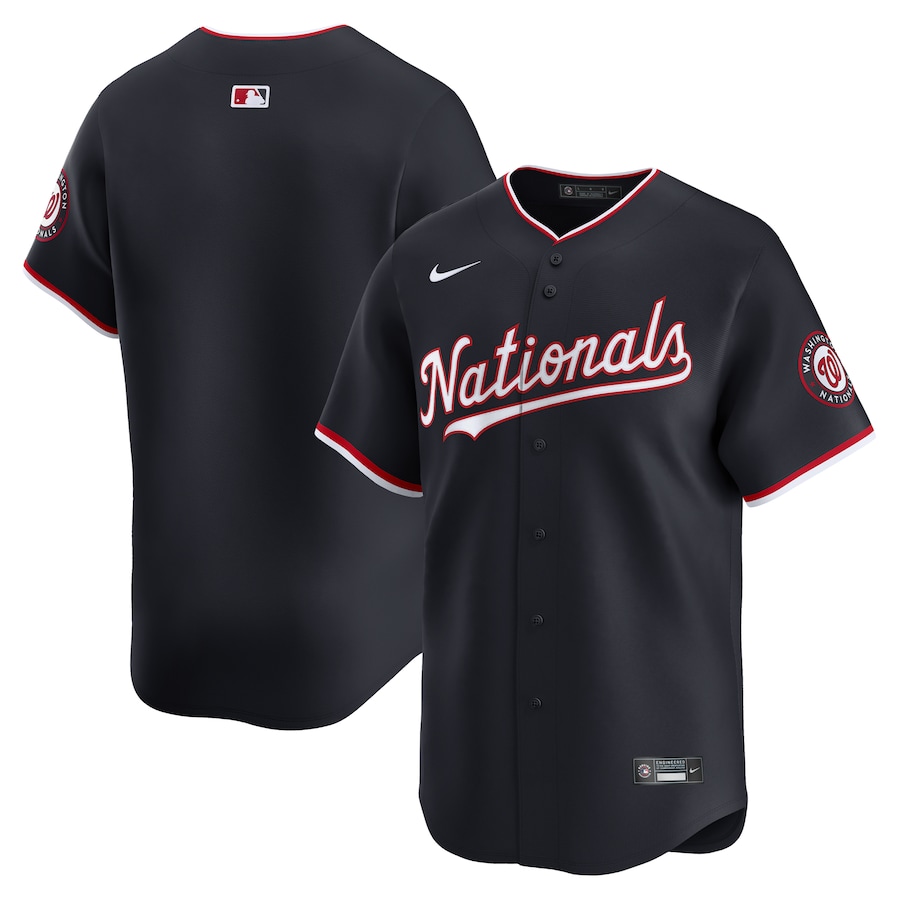 Men's Washington Nationals  Nike Navy  Alternate Limited Jersey - Puhuasuan