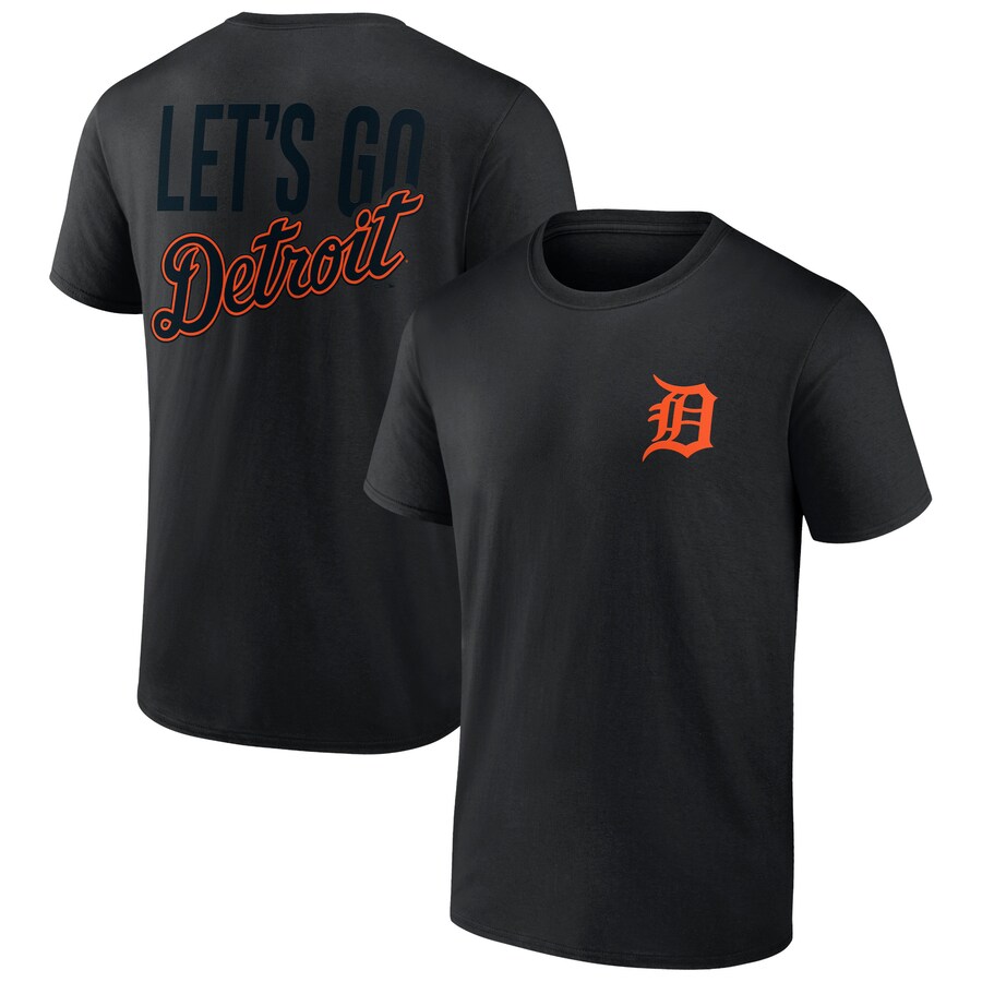 Men's Detroit Tigers Black In It To Win It T-Shirt - Puhuasuan