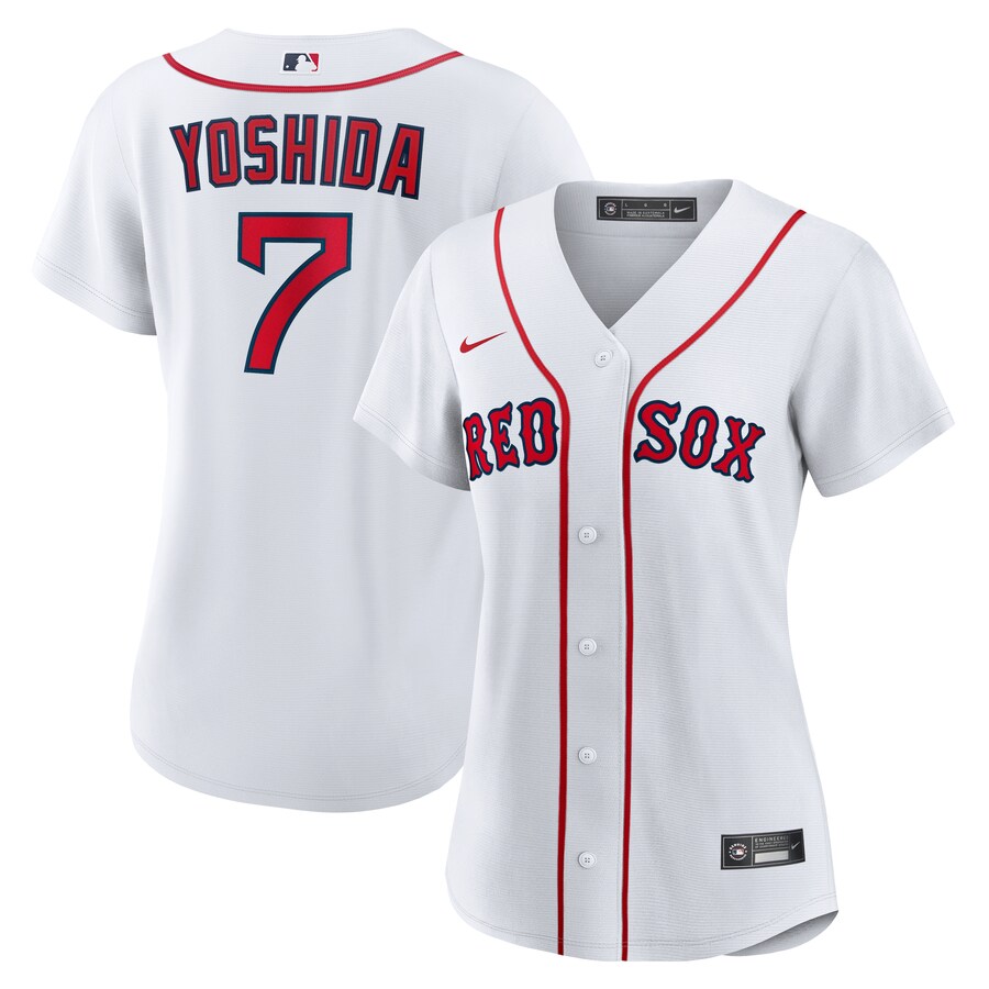 Women's Boston Red Sox Masataka Yoshida Nike White Home Replica Jersey - Puhuasuan