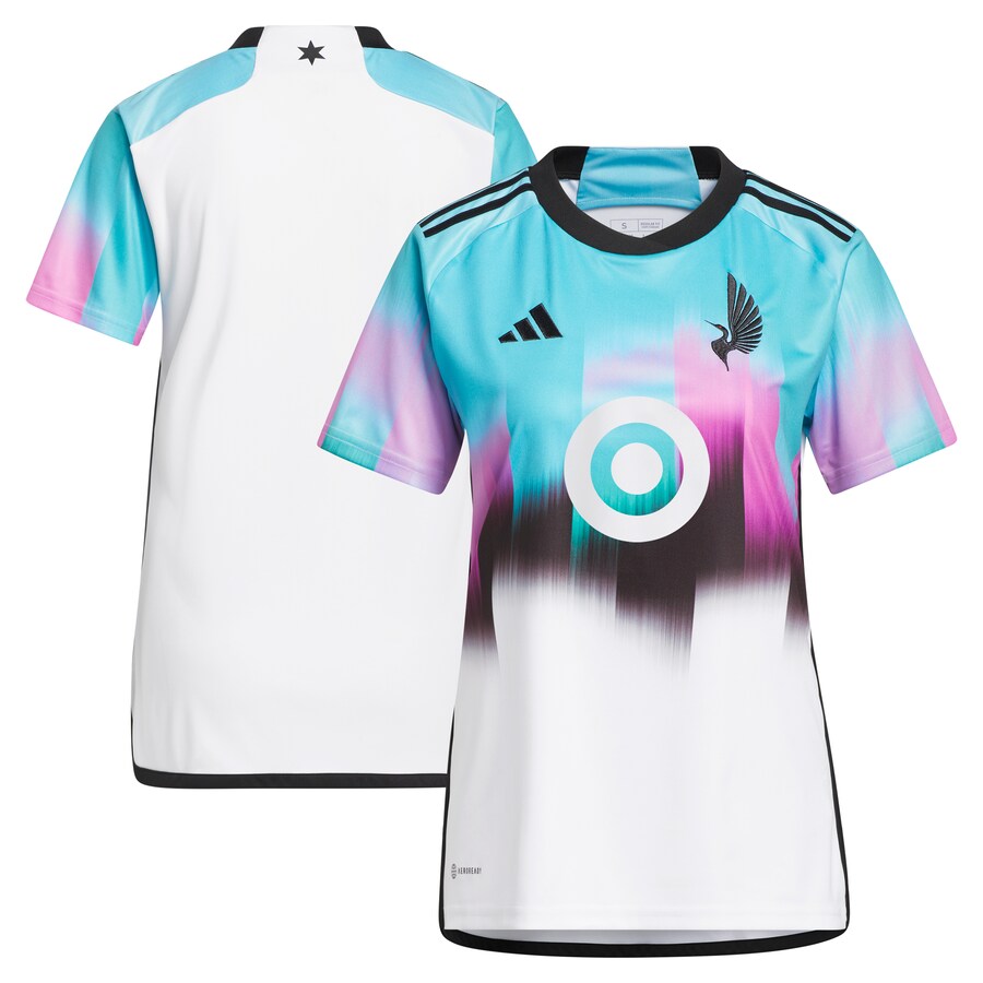 Women's Minnesota United FC adidas White 2023 The Northern Lights Kit Replica Jersey - Puhuasuan
