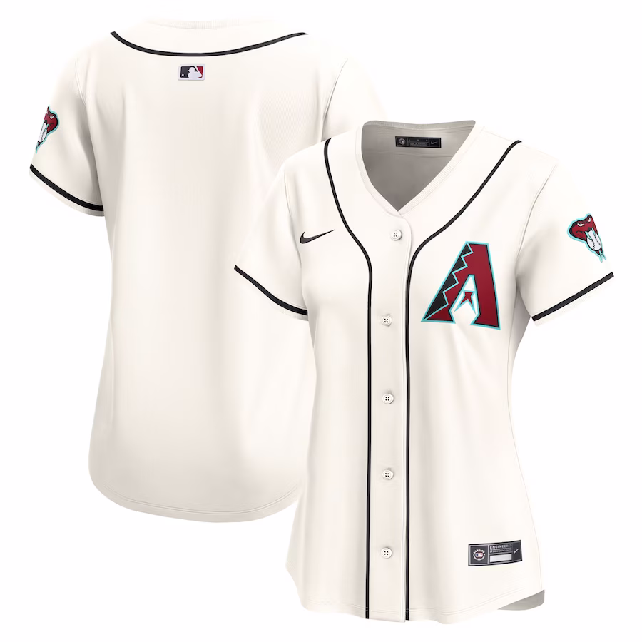 Women's Arizona Diamondbacks Nike White Home Limited Jersey - Puhuasuan
