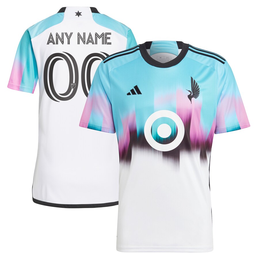 Men's Minnesota United FC adidas White 2023 The Northern Lights Kit Replica Custom Jersey - Puhuasuan